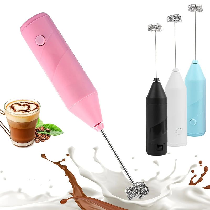 Handheld Electric Milk Frother and Drink Mixer