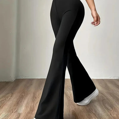 Women's High Waist Legging Tummy Control Bootcut Workout High Waist Bell Bottom Pants 4-Way-Stretch Athleisure  Pants