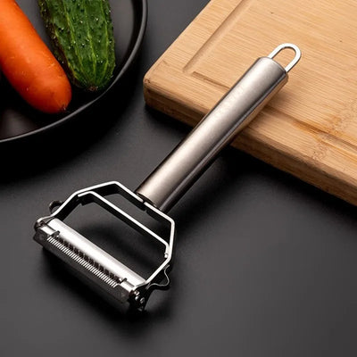 Stainless Steel Double-Head Vegetable and Fruit Peeler