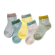 Infant Baby Socks 5-Pack Cotton Mesh Ages 0-2