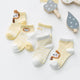 Infant Baby Socks 5-Pack Cotton Mesh Ages 0-2