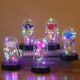 LED Eternal Rose Glass Flower Gift for Women