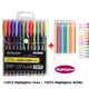 Metallic Glitter Gel Pens with Refills 12 or 24-Pack