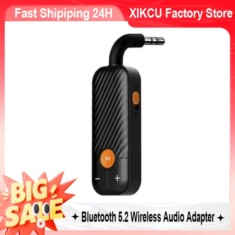 Bluetooth 5.2 Wireless Audio Receiver Transmitter 3.5mm AUX