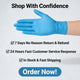 Black Nitrile Disposable Gloves 100-Pack Thickened