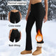 Women's Fleece-Lined Flared Thermal Leggings