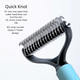 Dog and Cat Grooming Brush for Long Short and Curly Hair