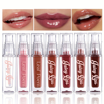 Hydrating Crystal Tinted Lip Oil Plumping Gloss