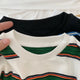 Kids' Striped Long Sleeve Cotton Top Ages 2-7