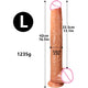 42cm Ultra-Long Realistic Silicone Dildo Suction Cup