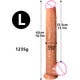 42cm Ultra-Long Realistic Silicone Dildo Suction Cup