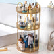 3-Tier Rotating Clear Makeup and Skincare Organizer