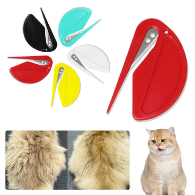 Pet Cat and Dog Grooming Dematting Comb for Shedding