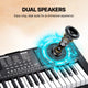 61-Key Portable Digital Piano Keyboard for Beginners