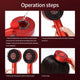 Electric Vibration Scalp Massage Comb with Oil Applicator
