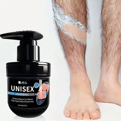 Men's Painless Hair Removal Cream with Growth Inhibitor