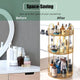 3-Tier Rotating Clear Makeup and Skincare Organizer