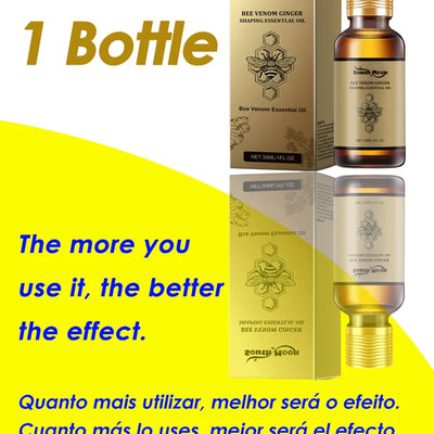Natural Plant Slimming and Fat Burning Belly Oil