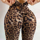 Women's Butterfly Print Bow-Detail Butt-Lift Leggings