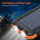 20000mAh Solar Power Bank with Flashlight Waterproof