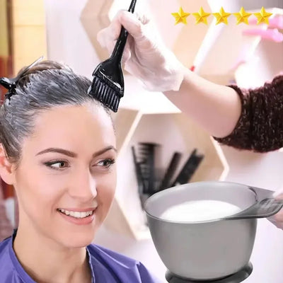 6-Piece Professional Hair Coloring Kit for Salon and Home