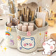 Rotating Desk Organizer Pen Holder and Cosmetic Box