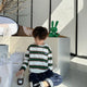 Kids' Striped Long Sleeve Cotton Top Ages 2-7