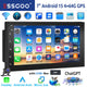 ESSGOO 2-DIN Android 14 Car Stereo with CarPlay and GPS