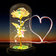 LED Eternal Rose Glass Flower Gift for Women