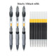 Fine Point Retractable Black Gel Pens 13 to 30-Pack