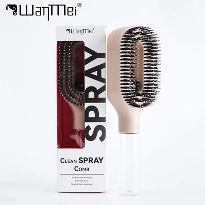 2-in-1 Spray Bottle Detangling Scalp Massage Comb