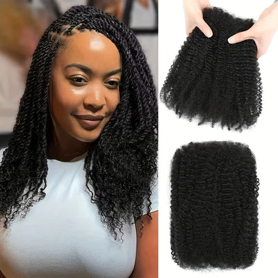 Afro Kinky Bulk Synthetic Hair Extension
