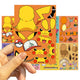 Pokemon Pikachu DIY Puzzle Face Stickers 8-16 Sheets