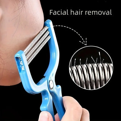 Handheld Facial Hair Removal Spring Epilator