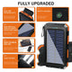 20000mAh Solar Power Bank with Flashlight Waterproof