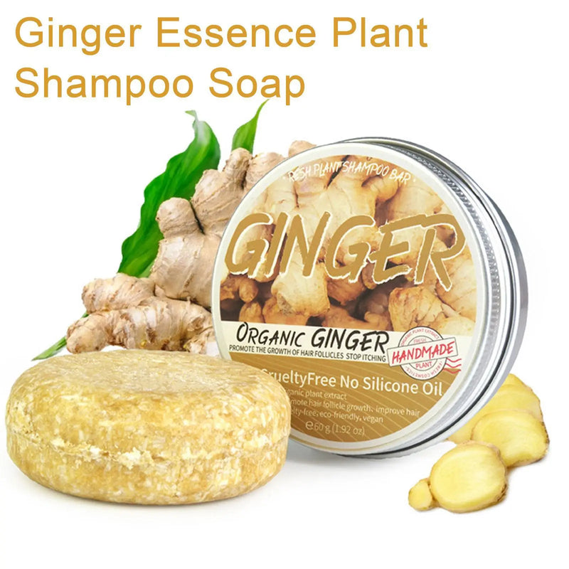 Ginger Polygonum Hair Shampoo Soap Bar