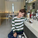 Kids' Striped Long Sleeve Cotton Top Ages 2-7