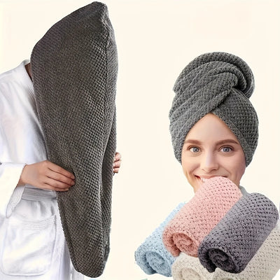 Microfibre Quick-Dry Hair Towel Wrap for Women