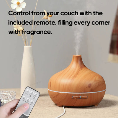 Wood Grain USB Aromatherapy Diffuser Humidifier
