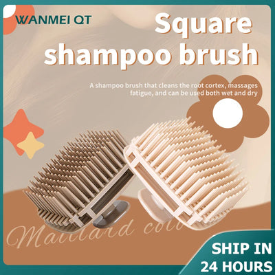 Silicone Scalp Shampoo and Body Massage Brush