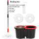 360 Spin Mop and Bucket Set with 3 Microfiber Heads