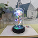 LED Eternal Rose Glass Flower Gift for Women