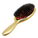 Luxury Boar Bristle Anti-Static Paddle Hair Brush