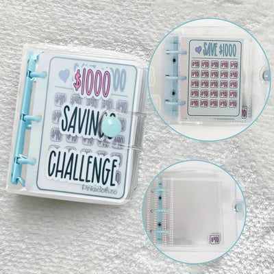 $1000 Money Savings Challenge Binder with Envelopes