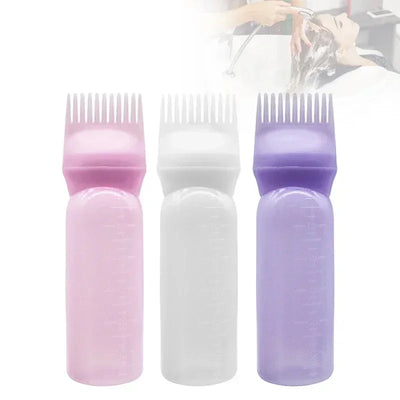 3-Color Hair Dye Oil Applicator Bottle Set