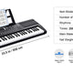 61-Key Portable Digital Piano Keyboard for Beginners