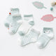 Infant Baby Socks 5-Pack Cotton Mesh Ages 0-2