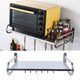 Stainless Steel Wall-Mounted Microwave Oven Shelf Rack