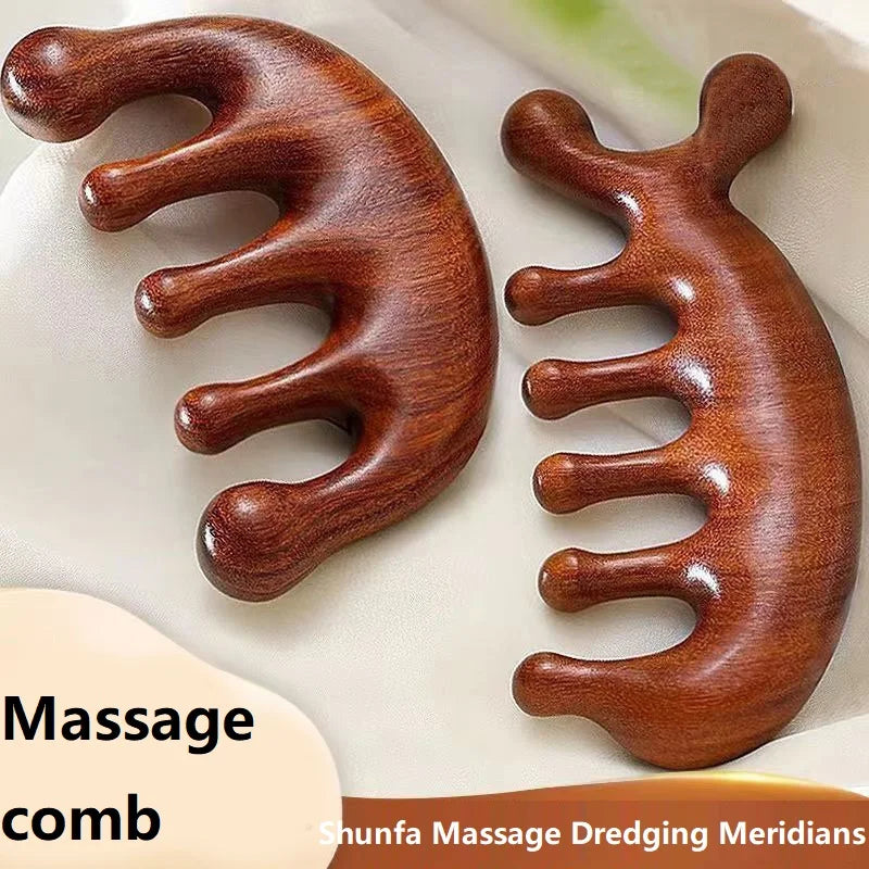 Wooden Scalp Massage Comb for Hair Care