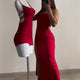 Women's Halter Strap Bodycon Hip-Hugging Dress